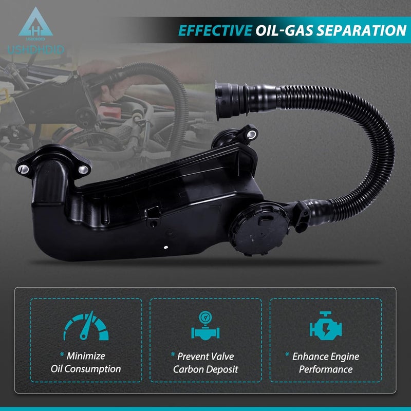 USHDHDID Air Oil Separator Assembly PC3Z-6A785-A Compatible with 2023-2024 Ford F-250 F-350 F-450 F-550 Super Duty 6.7 L Diesel Replace PC3Z6A785A - Image 3